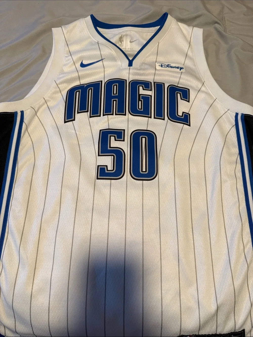 Nike White & Blue Orlando Magic #50 Jersey